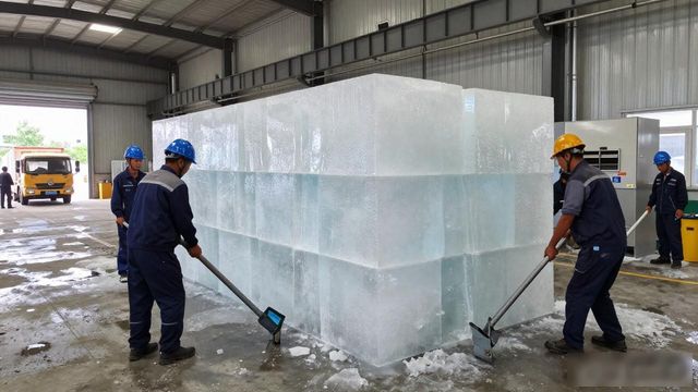 嘉兴车间降温神器：大冰块到底靠不靠谱